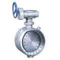 worm gear /turbine drive keystone butterfly valve